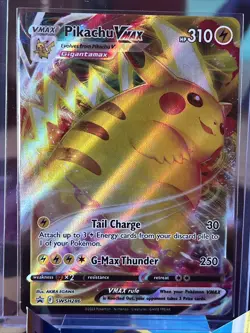 Pokemon TCG Pikachu VMAX SWSH Black Star Promos SWSH286 Holo Promo NM - Image 1