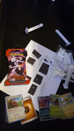 NEW IN BOX Pokemon S&V -Destined Rivals Booster Pack Display Stand (No Packs) 2p - Image 3