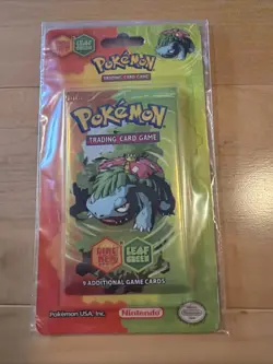 Pokemon 2004 EX Fire Red/Leaf Green Booster Blister Pack Venusaur Sealed - Image 2