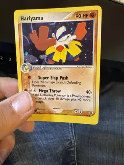 Pokemon TCG Hariyama 8/109 Holo Rare - EX Ruby & Sapphire - LP - Image 2