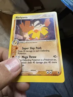 Pokemon TCG Hariyama 8/109 Holo Rare - EX Ruby & Sapphire - LP - Image 3