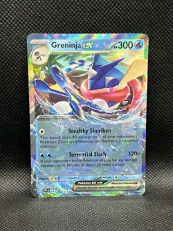 Greninja ex 054 PROMO BLACK STAR HOLO Pokemon Scarlet & Violet English Foil TCG - Image 1