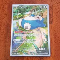 Pokemon TCG Snorlax SVP 051 Full Art Holo Black Star Promo LP - Image 1
