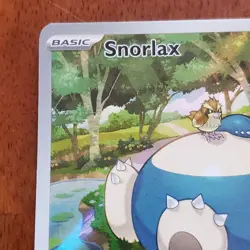Pokemon TCG Snorlax SVP 051 Full Art Holo Black Star Promo LP - Image 3