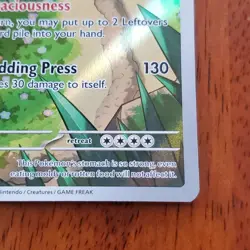 Pokemon TCG Snorlax SVP 051 Full Art Holo Black Star Promo LP - Image 5
