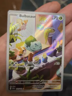 Bulbasaur 143/142 Illustration Rare Stellar Crown Pokemon Near Mint - Image 2