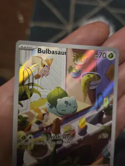 Bulbasaur 143/142 Illustration Rare Stellar Crown Pokemon Near Mint - Image 4