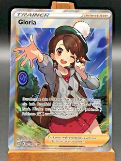 Pokemon Strahlende Sterne Trainer Gloria Full Art Deutsch German TG26/TG30 NM-MT - Image 1