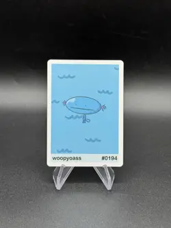 Wooper - Woopyoass #194 Pookiemoot Series 2 Custom Fan Art Pokemon - Image 1