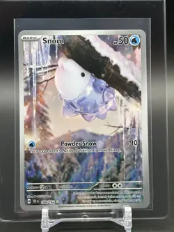 Snom 168/162 Pokemon: Temporal Forces Illustration Rare - NM - Image 1