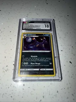 POKEMON CGC 10 GEM MINT UMBREON COSMOS HOLO SWSH129 EVOLVING SKIES FAST SHIP - Image 1