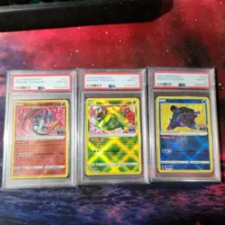 Pokemon Radiant Venasaur Charizard Blastoise PSA 10 Pokemon GO Sequential Set - Image 1