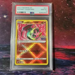 Pokemon Radiant Venasaur Charizard Blastoise PSA 10 Pokemon GO Sequential Set - Image 2