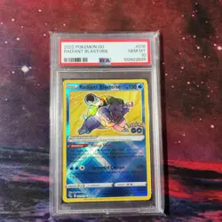 Pokemon Radiant Venasaur Charizard Blastoise PSA 10 Pokemon GO Sequential Set - Image 4