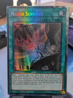 YuGiOh! Nadir Servant RA01-EN062 Collector's Rare 1st Ed - Image 1