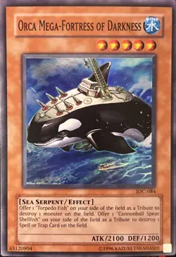 Orca Mega-Fortress of Darkness IOC-084 Unlimited Super Rare LP - Image 1