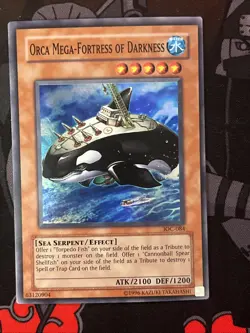 Orca Mega-Fortress of Darkness IOC-084 Unlimited Super Rare LP - Image 2