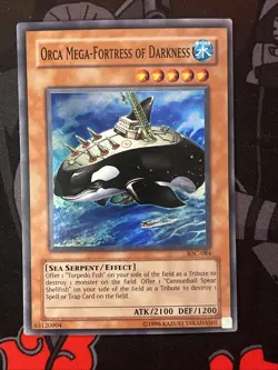 Orca Mega-Fortress of Darkness IOC-084 Unlimited Super Rare LP - Image 4