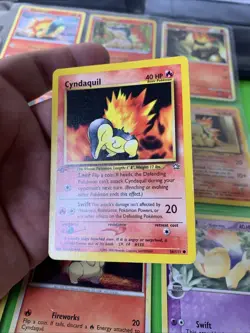 Pokemon Binder Collection Cyndaquil Cards WOTC EX Era XY Call Of Legends - Image 3
