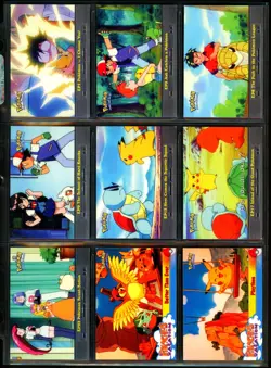 Pokemon TOPPS TV Animation Edition Series 1 & 2 Set Cards Lot HOLO FOIL Rare + - Image 3