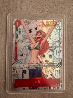 One Piece Card Game Nami Manga PRB01 OP01-016 Jap - Image 1