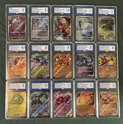 Pokemon Bundle Of Graded Cards Slabs Bundle Lot Of X15 - Image 1