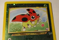 Pokemon TCG Southern Islands Ledyba 7/18 Reverse Holo Card 2001 Played Vintage - Image 4