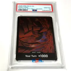 2025 ONE PIECE PROMOS TIN PACK SET VOL.1 -GOL.D.ROGER- DON!! CARD PSA 10 - Image 1