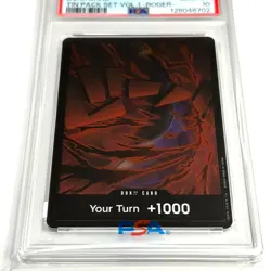 2025 ONE PIECE PROMOS TIN PACK SET VOL.1 -GOL.D.ROGER- DON!! CARD PSA 10 - Image 2