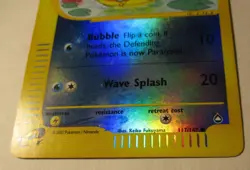 Pokemon TCG Aquapolis Wooper 117/147 Reverse Holo Card 2002 Played Vintage RARE - Image 5