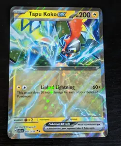 Tapu Koko EX 051/159 Journey Together Pokemon Card NM - Image 1