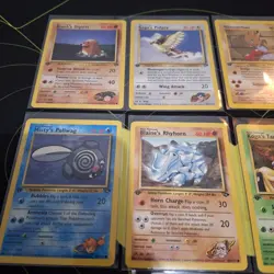Pokemon Non Holo E-Reader Lot , all cards LP to NM, Dark Char. Free hp/dmg - Image 1