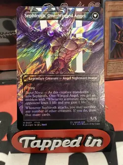 MTG FF Magic The Gathering Sephiroth (Borderless) Surge Foil -English - Image 1