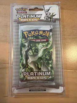 Pokemon Card Platinum Arceus Blister Pack new Sealed Cardboard Blister - Image 1