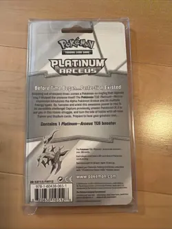 Pokemon Card Platinum Arceus Blister Pack new Sealed Cardboard Blister - Image 3