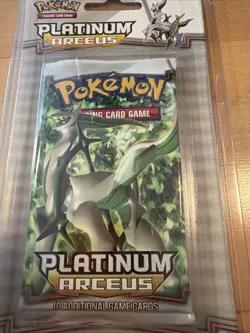 Pokemon Card Platinum Arceus Blister Pack new Sealed Cardboard Blister - Image 4