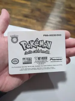 1998 Pokemon Video Pioneer Lenticular Squirtle Viz Promo Card Pika-0023D NM - Image 2