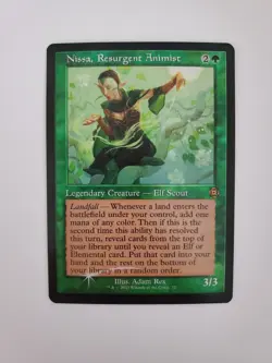 Nissa, Resurgent Animist (Retro Frame) March of the Machine: The Aftermath Foil - Image 1