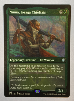MTG - Numa, Joraga Chieftain - Etched Foil - Commander Legends - Image 1