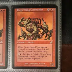 MTG - Siege-Gang Commander - Scourge - 3x LP (Magic: The Gathering) - Image 1