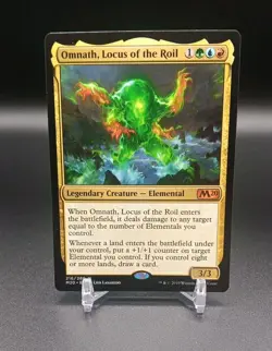 MTG Omnath, Locus of the Roil #216-M20-Regular Mythic-NM Condition - Image 1