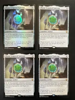 MTG- Thran Temporal Gateway x4 - Dominaria (One is FOIL) - Image 1