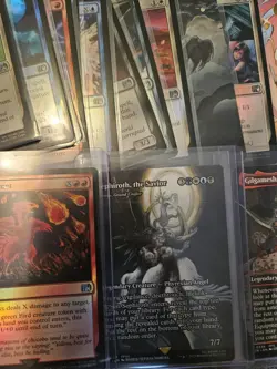 Magic: The Gathering Lot W/ Sephiroth, the Savior Non Holo & Deck Box - Image 1