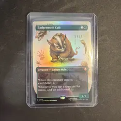 Badgermole Cub (Borderless) Avatar: The Last Airbender Foil MINT UNPLAYED - Image 1