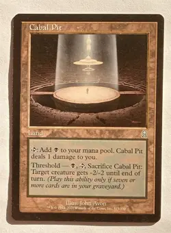 Magic MTG - Cabal Pit - Odyssey - LP - Image 1