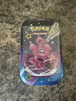 Pokemon Paldean Fates Mini Tin [Tinkatink] Brand New, Factory Sealed - Image 1