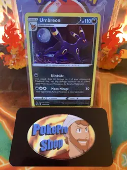 2021 Pokemon Sword & Shield Umbreon Black Star Promo SWSH129 Holo - NM - Image 1