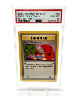 2000 Pokemon Rocket Goop Gas Attack 1st Edition #78 Gem Mint PSA 10 - Image 1