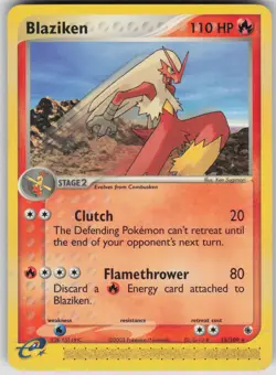 Pokemon TCG Blaziken - Rare Ruby and Sapphire 15/109 - Image 1