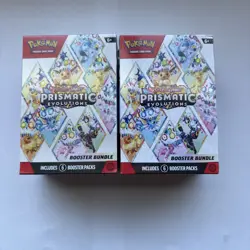 Pokemon TCG Prismatic Evolutions Booster Bundle - New Factory Sealed Lot Of 2 - Image 1